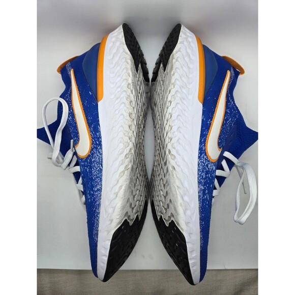 Nike Epic React Flyknit 2 Shoes Men's 13 Blue Running Athletic Workout Sneakers - Picture 6 of 8